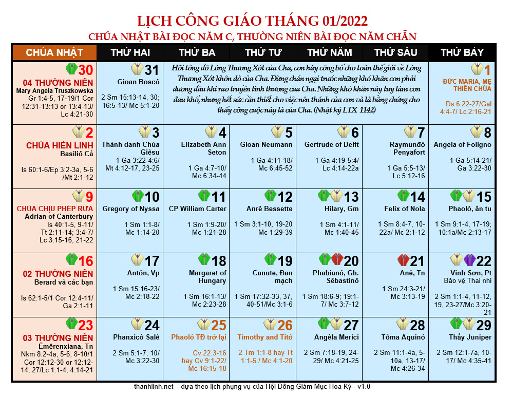 Tháng 01